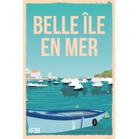 Lot de 5 Affiches Belle île en Mer